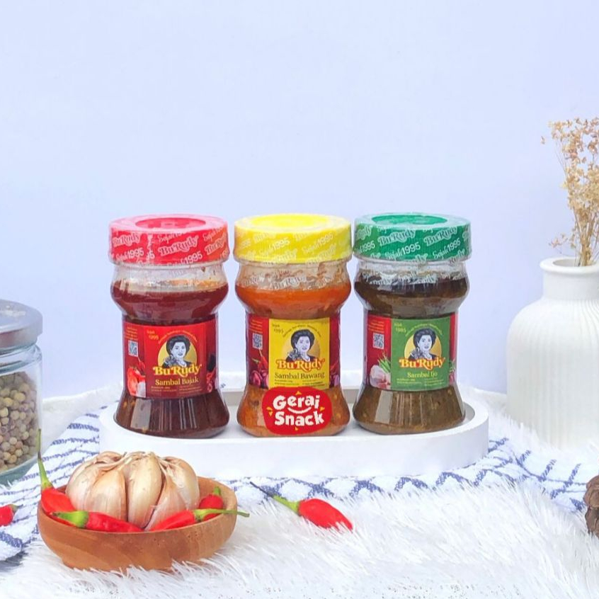 

Sambal Botol Bu Rudy All Varian Oleh2 Khas Surabaya Best Seller