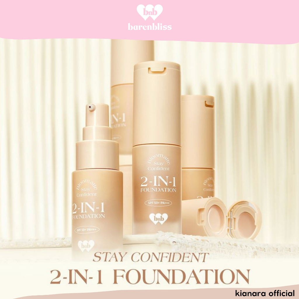 BNB barenbliss Bloomatte Stay Confident 2-in-1 Foundation -Foundation Barenbliss Foundation Flawless