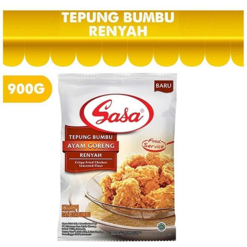 

SASA TEPUNG BUMBU AYAM GORENG RENYAH 900G