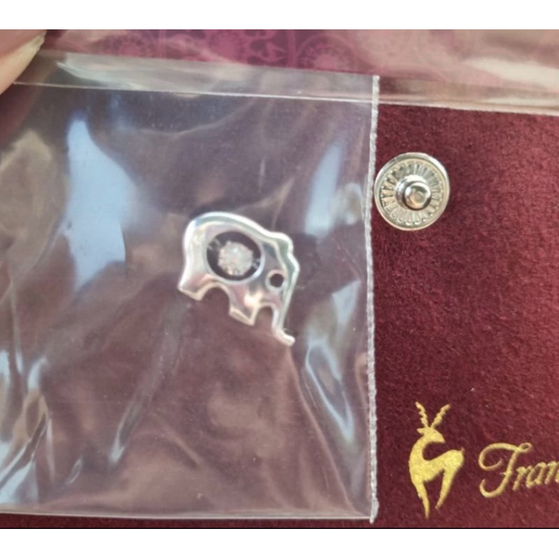 Frank and Co Elephant Dancing Stone Pendant