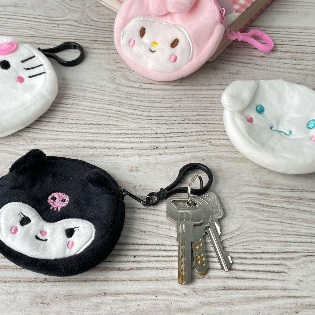 

POUCH KOIN SANRIO KAIN tempat pensil pouch temurah lucu imut unik bisa COD paling oke keperluan sekolah anak import