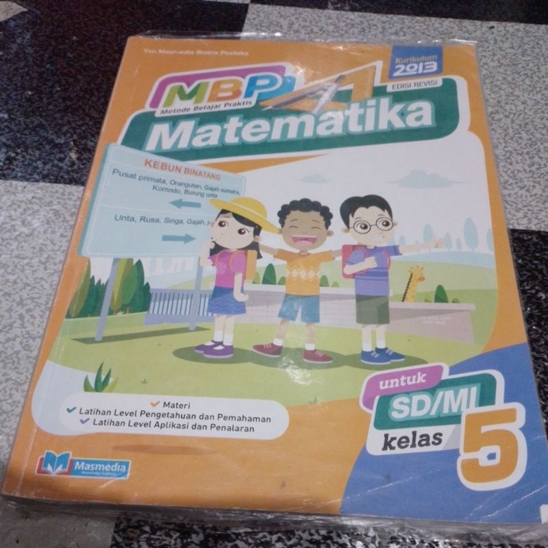 BUKU BMP METODE BELAJAR PRAKTIS MATEMATIKA KELAS 5 SD
