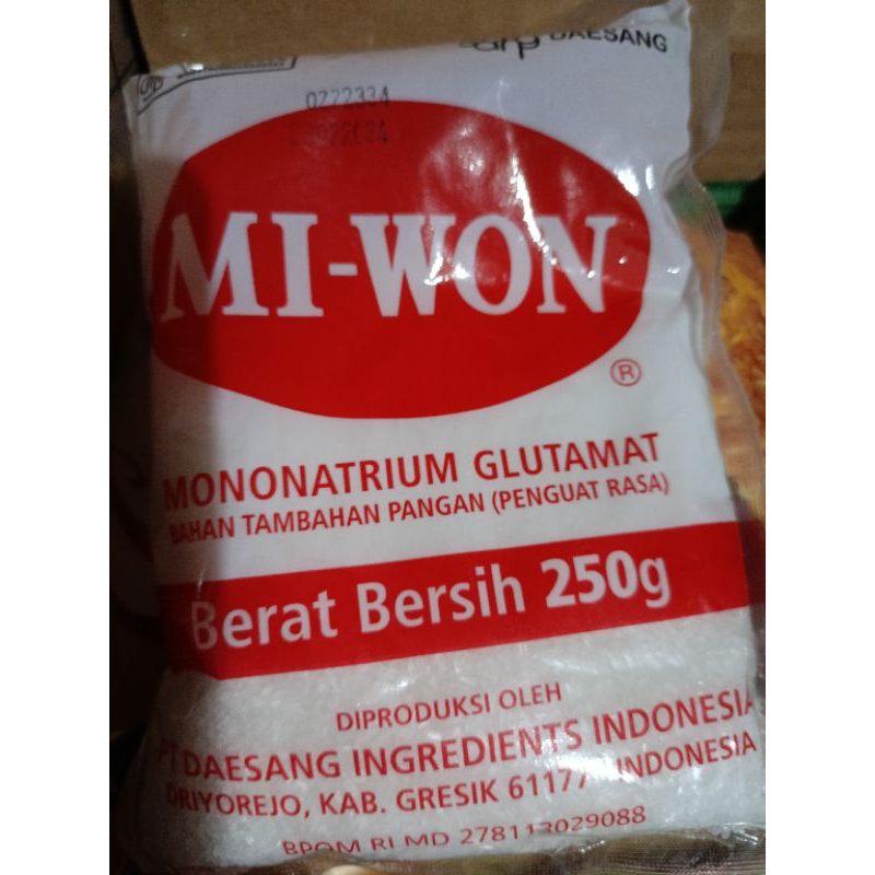 

penyedap rasa miwon 250g