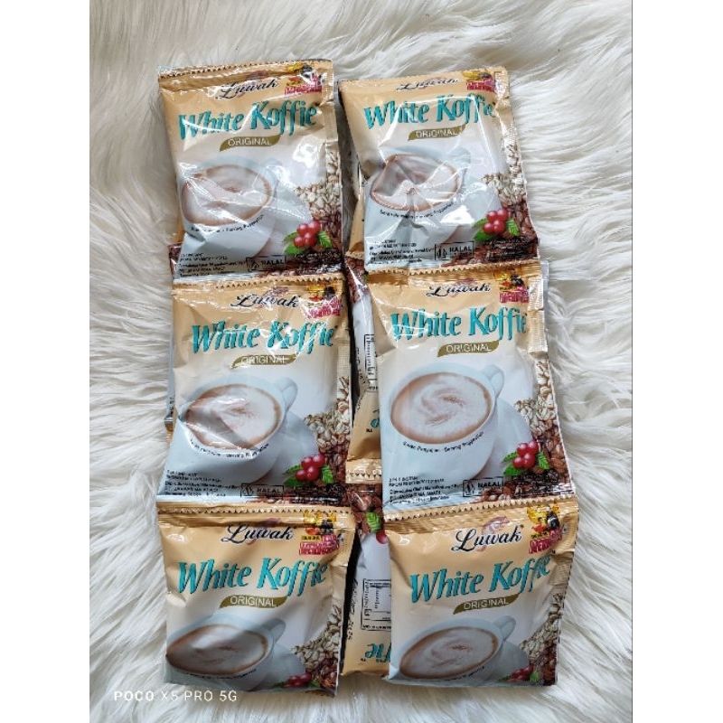 

KOPI LUWAK WHITE COFFE 1 RENCENG ISI 10