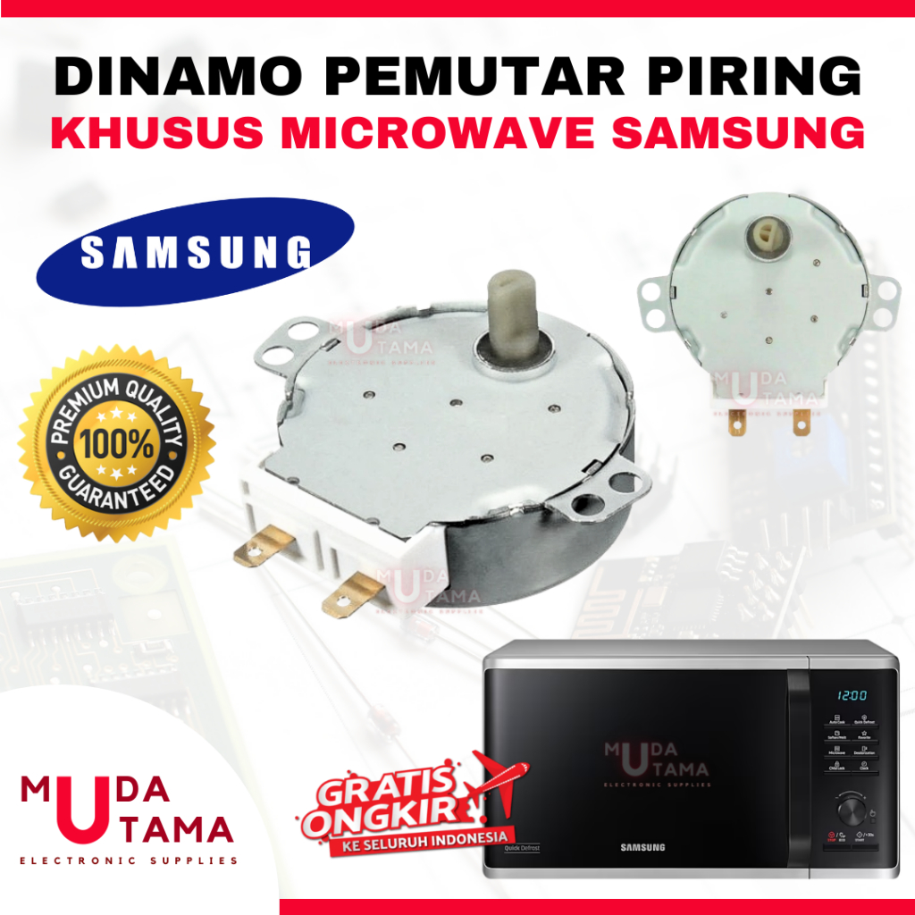 DINAMO PEMUTAR PIRING MICROWAVE SAMSUNG | PUTARAN PIRING MICROWAVE SAMSUNG | MOTOR PEMUTAR PIRING SA