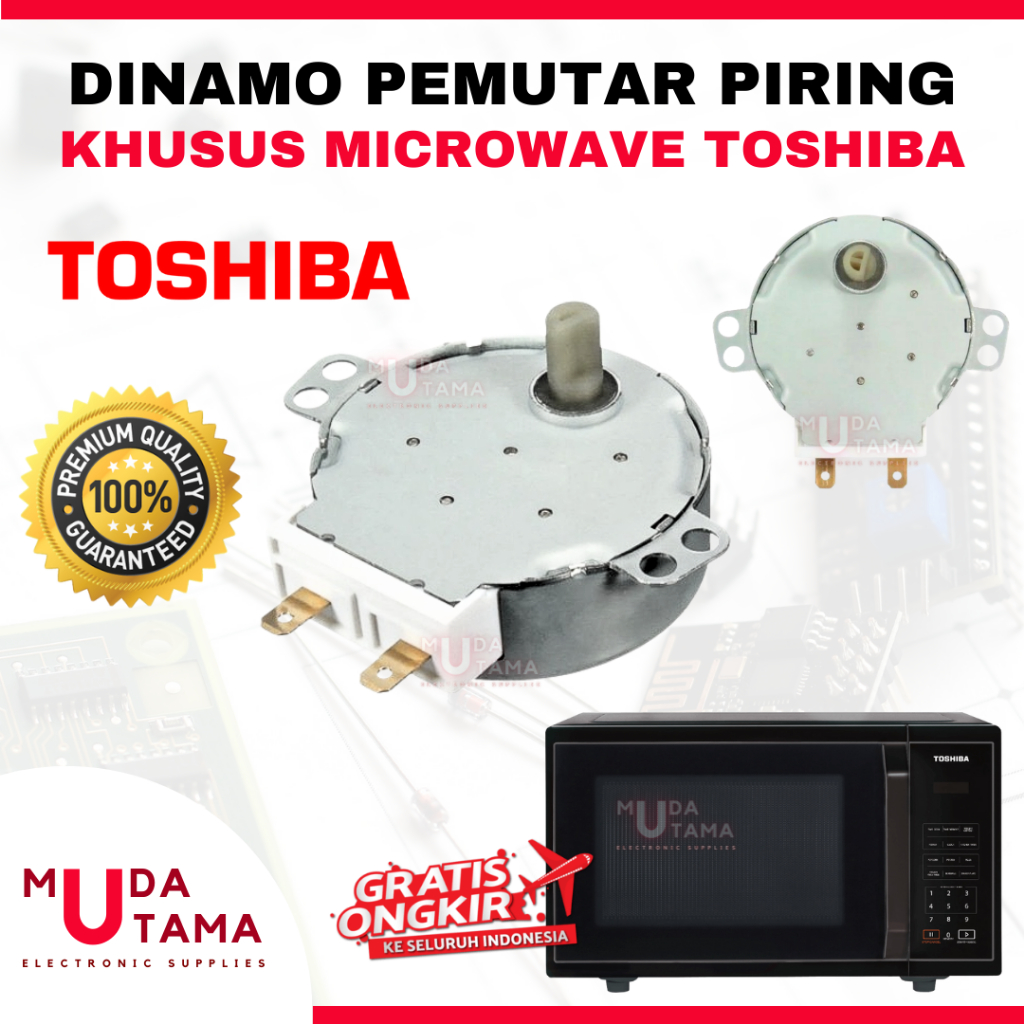 DINAMO PEMUTAR PIRING MICROWAVE TOSHIBA | PUTARAN PIRING MICROWAVE TOSHIBA | MOTOR PEMUTAR PIRING TO