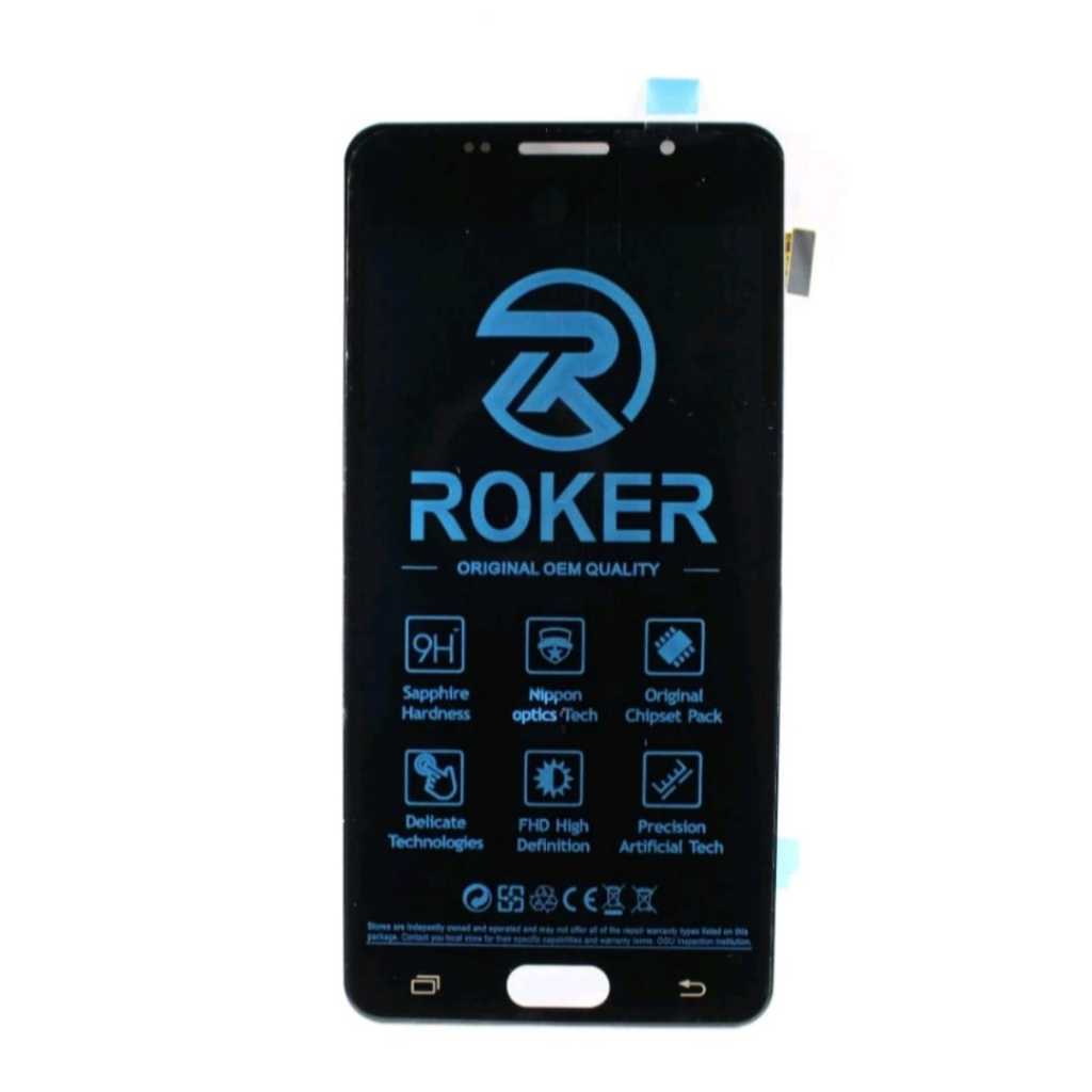 LCD TOUCHSCREEN SAMSUNG A510 / A5 2016 / BUKAN OLED FULLSET ORIGINAL BY ROKER