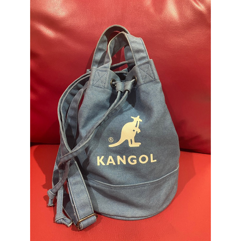 (SALE) Kangol Canvas Bucket Sling Bag Denim