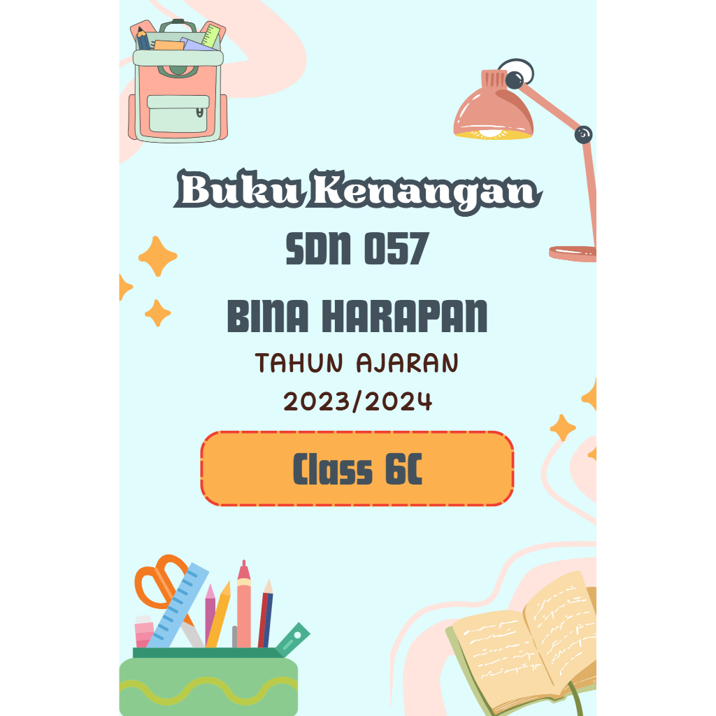 

Buku Tahunan 13 lembar 2 sisi kak aisyahatunanjani
