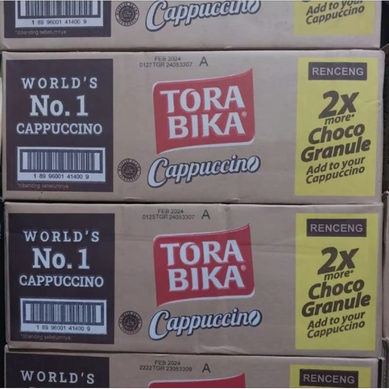 

1 kARTON TORABIKA CAPPUCCINO ISI 120 SACHET