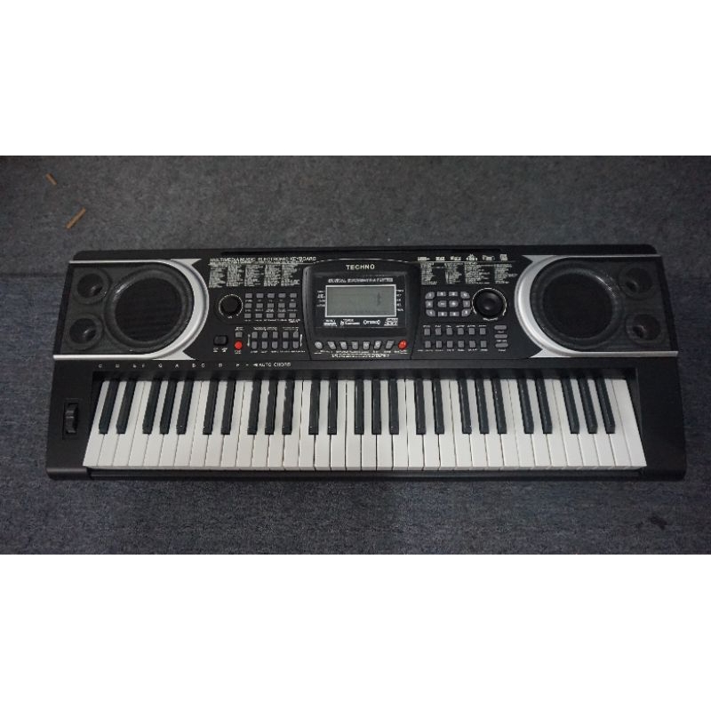 [hrg*offline* lbh murah] Paketan Keyboard Techno T-9890i T9890i T 9890 USB flashdisk MP3 Fasilitas B