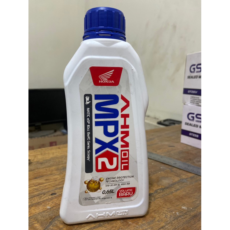 Oli Mpx2 650ml Oli Mesin Motor Matic 0,65 Oli Motor Honda Vario Beat Scoopy Spacy