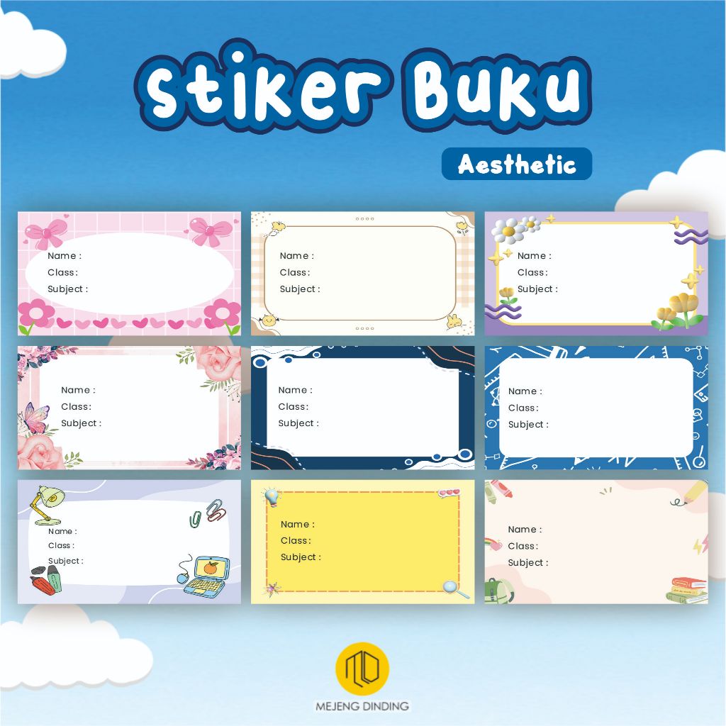 

STIKER MAPEL ISI 30 PCS / STIKER BUKU CUSTOM TEMA AESTHETIC LUCU / STIKER NAMA BUKU PELAJARAN / Label Buku Pelajaran Sekolah / Stiker mata pelajaran / STICKER LABEL BUKU PELAJARAN SEKOLAH / Sticker Nama Buku Sekolah Custom / Sticker Mata Pelajaran ANAK