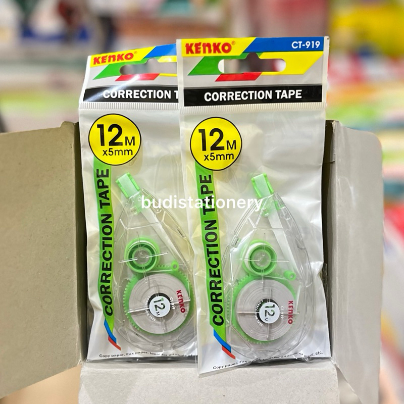 

(MIN. 3 PCS) KENKO CORRECTION TAPE CT-919 (12 M x 5 Mm)