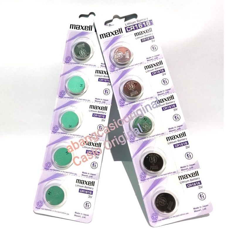 PAKET HEMAT Baterai 1616 MURATA 1616 Maxell CR1616 CR 1616 Original
