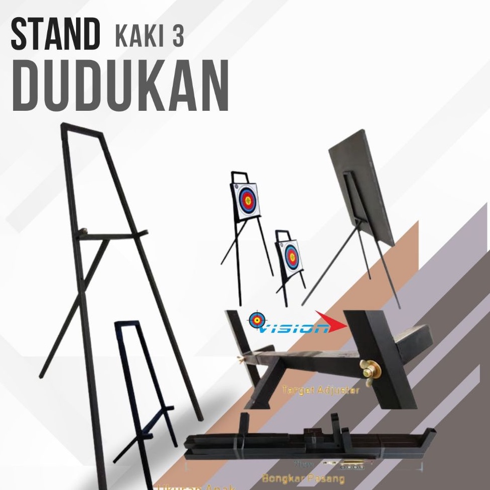 Stand Sasaran Panah Dudukan  Tas  Cagrak Target Panah Stand Busa Panahan  Vision Archery n S6P2