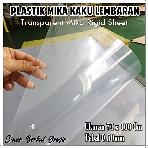 

KODE W32U Plastik Mika Kaku Bening Lembaran Sampul Agenda 7 x 1 cm 5mm