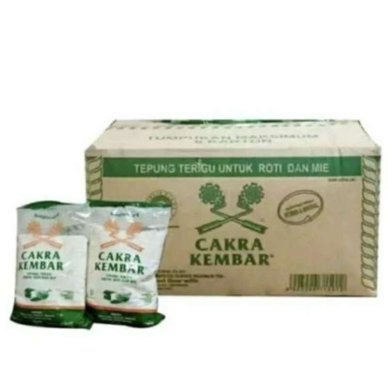 

TEPUNG CAKRA KEMBAR KARTONAN KEMASAN 1KG (12 PCS)