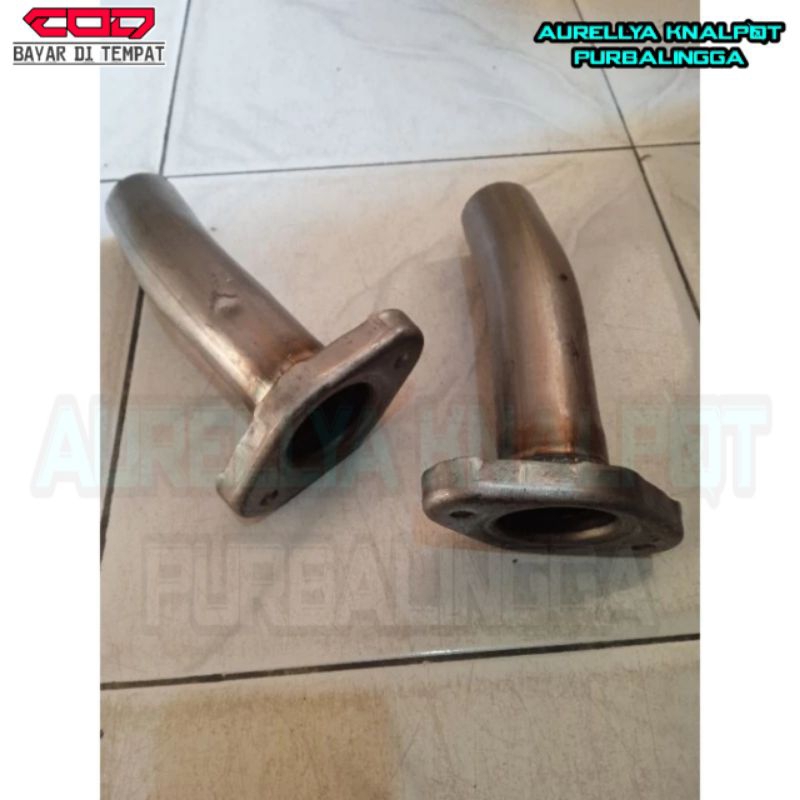 plendes + pipa sambungan knalpot mobil avanza xenia universal