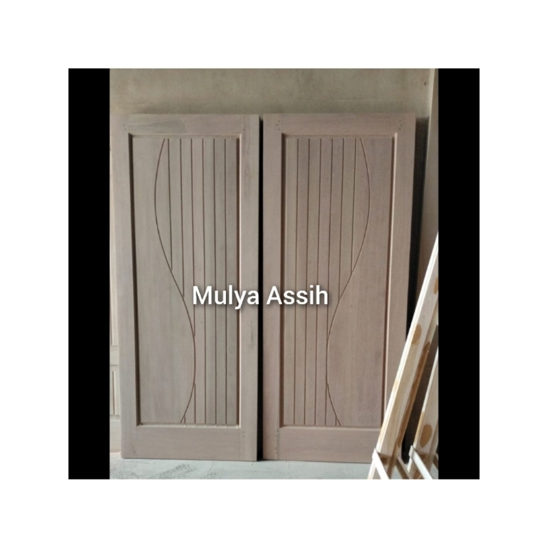 kusen dan pintu kamar 1 set kayu kamper Singkil oven