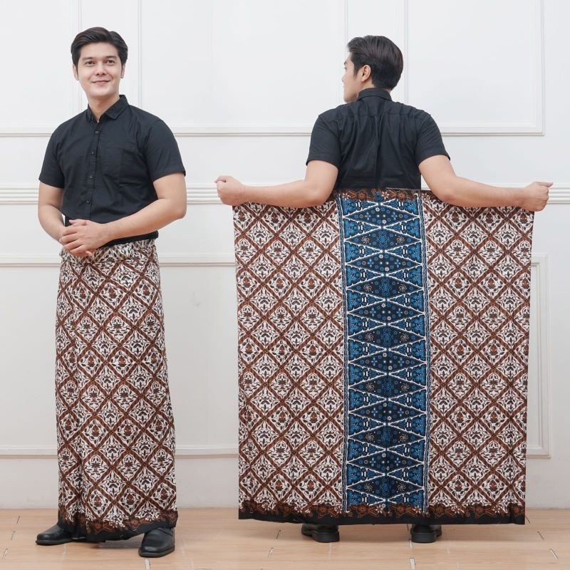 Sarung rayon batik motif sidomukti
