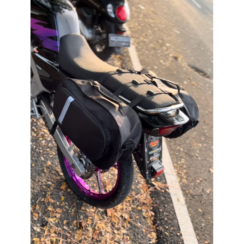 Tas Motor Side Bag Oval Samping kanan kiri Motor Sidebag Multifungsi Waterproof