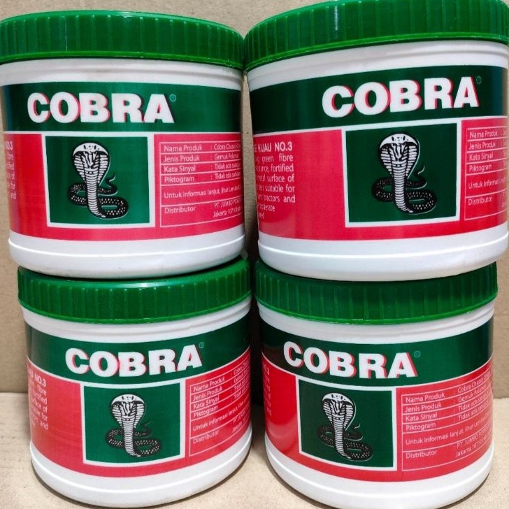 Terkini Grease COBRA Gemuk Stempet Cobra Chassis Grease 1LB 5 gram 5 kg Gemuk Pelumas Cobra Warna Hi