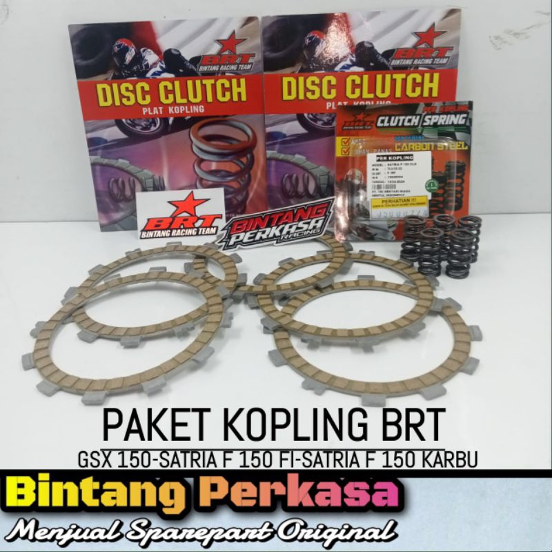 PAKET KOPLING BRT PER KOPLING BRT DISC CLUTCH SATRIA FU 150 KARBU /SATRIA F 150 FI GSX