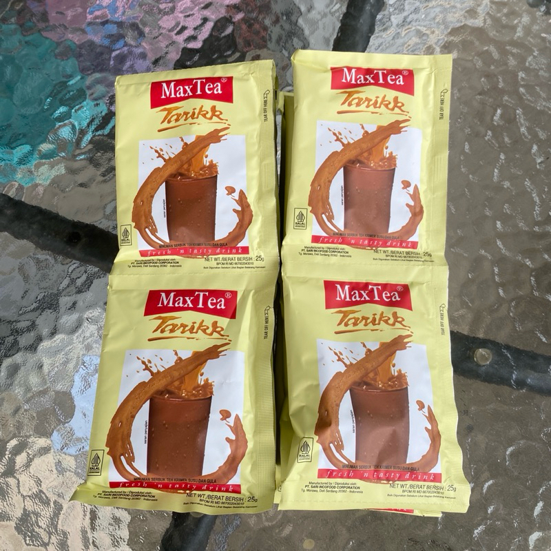 

Maxtea Teh Tarik Kemasan Renceng Isi 10 Sachet Murah & Hemat