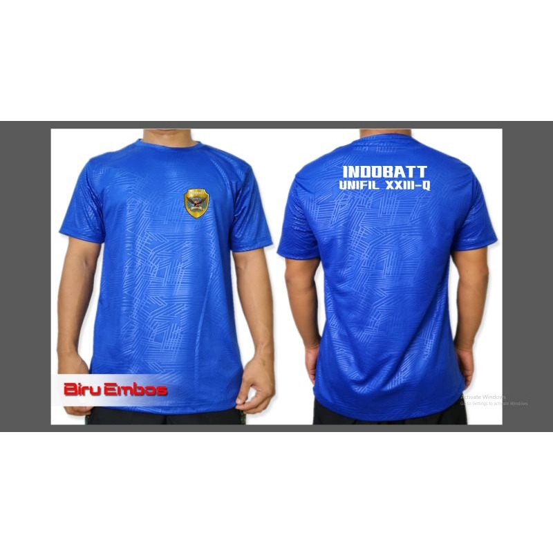 KAOS/JERSEY INDOBATT XXIII-Q/UNIFIL 23-Q BAHAN DRYFIT/KAOS TNI