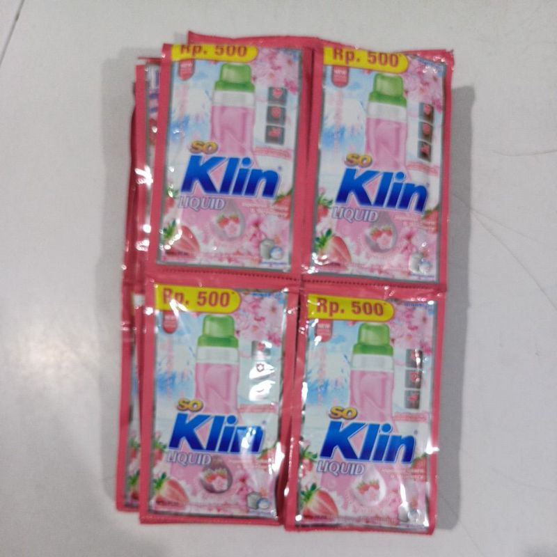 SOKLIN deterjen cair renteng