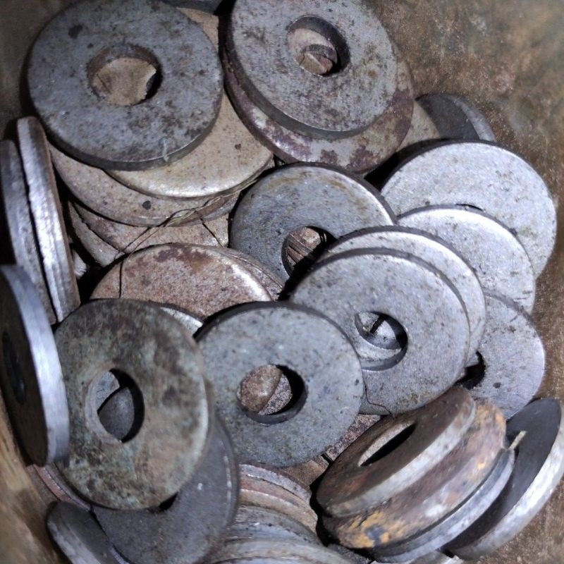 Ring Besi Hitam ukuran 7/16 untuk baut mata kunci 16-17