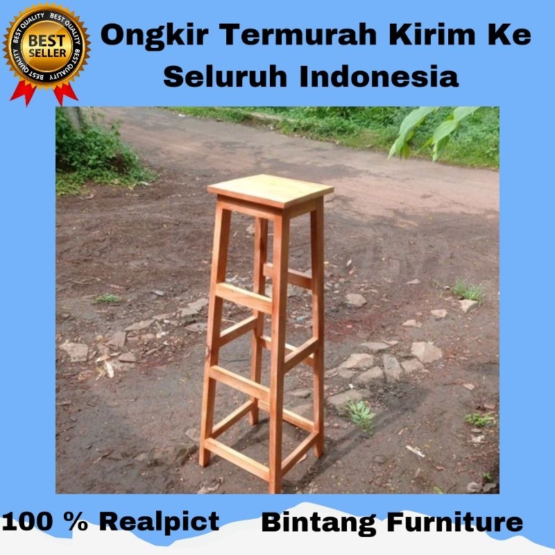 Kursi Cafe Tinggi 75 Cm Kursi Bar Kursi Bakso Murah