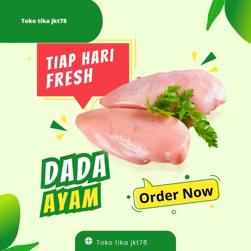 

Dada ayam boiler fresh 1 kg