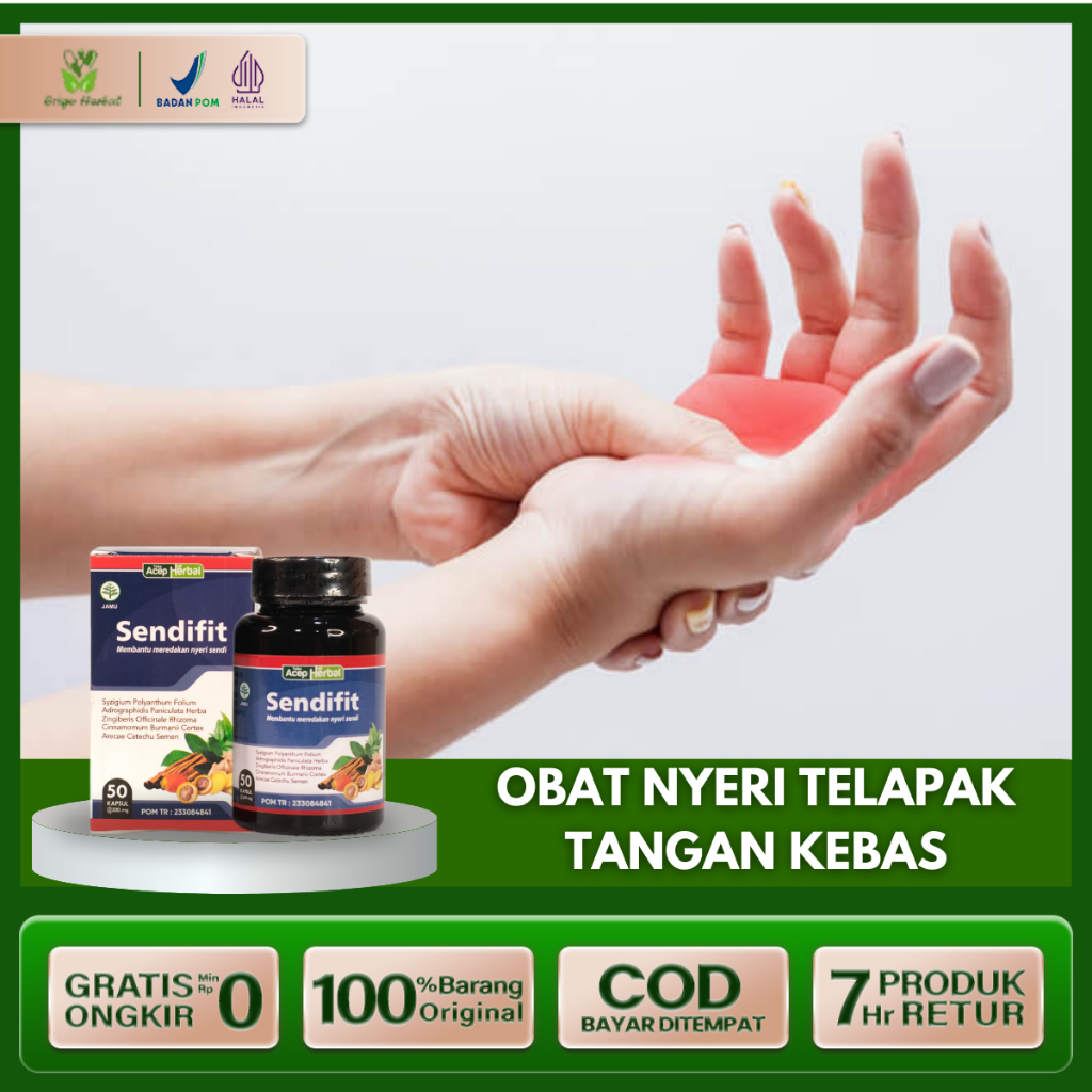 Sendifit Untuk Obat Sakit Telapak Tangan Telapak Tangan Dan Kaki Kebas Kesemutan - 100% Original