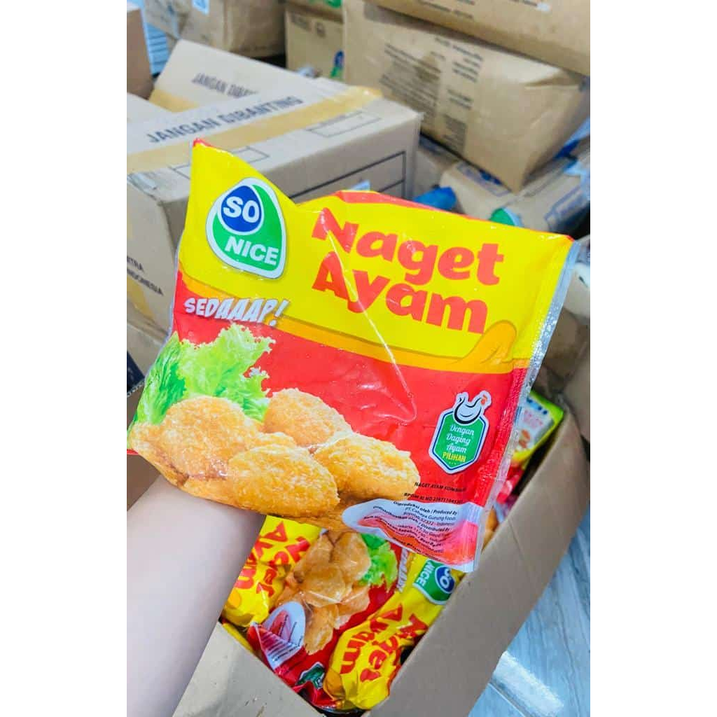 

nugget ayam sonice 500gr / naget ayam so nice malang