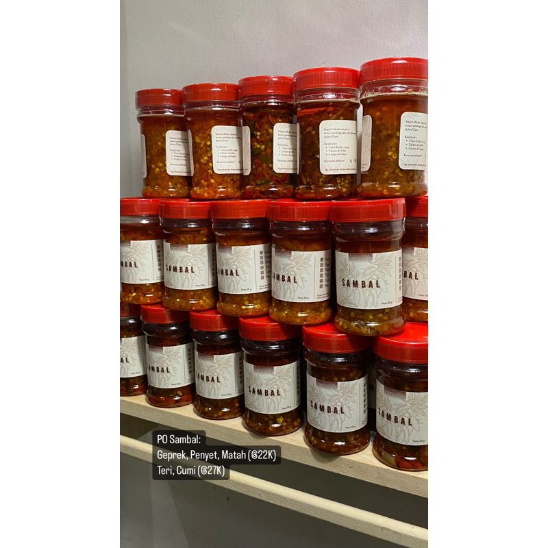 

Sambal Homemade (link khusus PO)