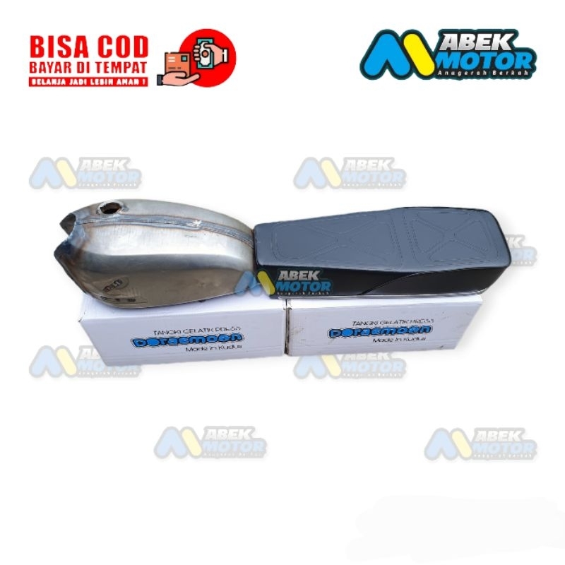 PAKET HEMAT Tangki CB Doraemon Set Jok CB Std Tebal