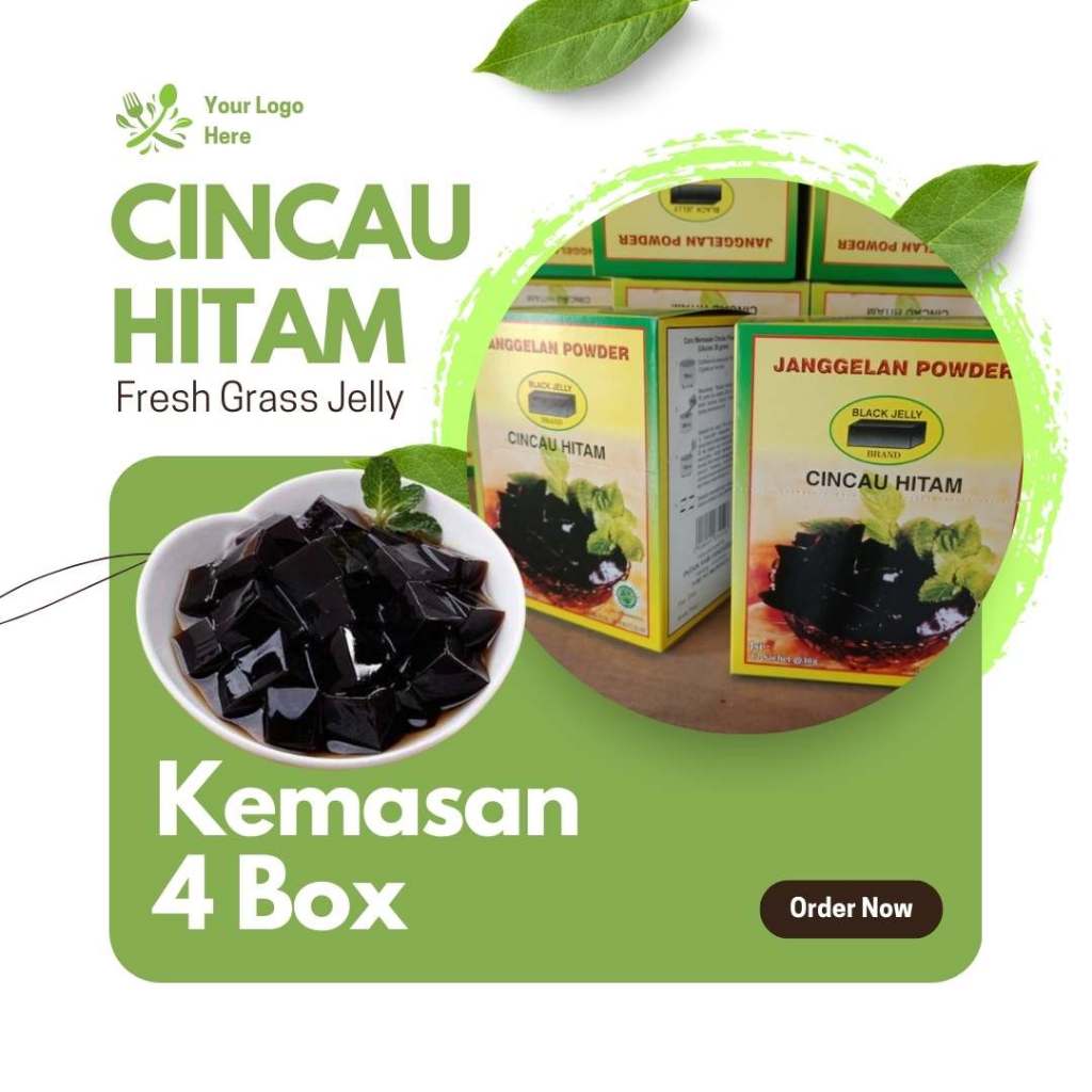 

(Malang) Jelly Cincau Hitam Praktis, Mudah Serta dapat diSimpan Lama Kemasan 4 Box