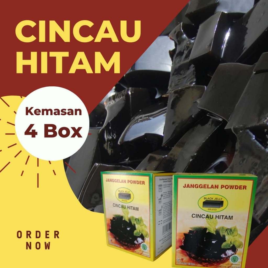 

(Malang) Jelly Cincau Hitam Kemasan Segel Alumunium Foil Kemasan 4 Box