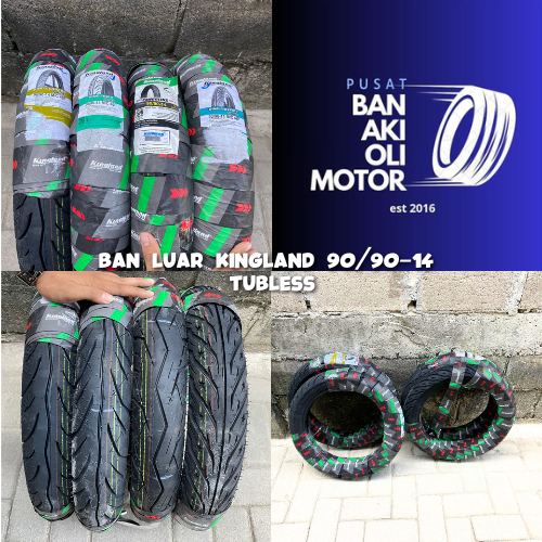BAN KINGLAND BAN LUAR KINGLAND 90/90-14 TUBELESS || BAN LUAR MATIC KINGLAND 90/90-14 TUBELESS