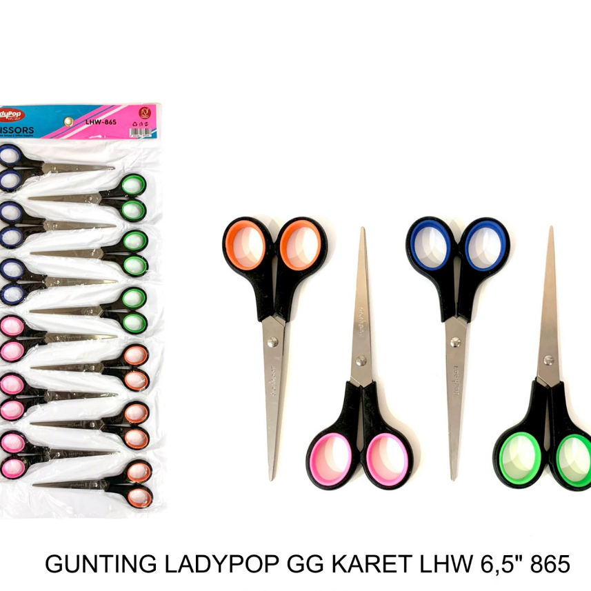 

COD WMP 1 PCS Gunting Kecil Murah Lady Pop Karet 4.5"Inch