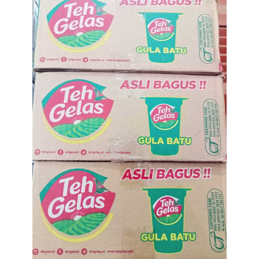 

Teh Gelas Gula Batu/Peach 24x160/220ml (1 Karton)