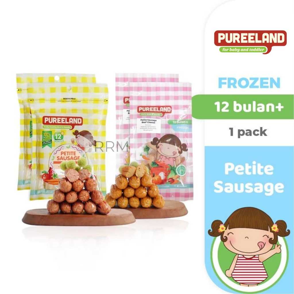 

12+ PUREELAND SOSIS MINI SAUSAGE VALUE PACK ISI 20PCS FROZEN MPASI BAYI