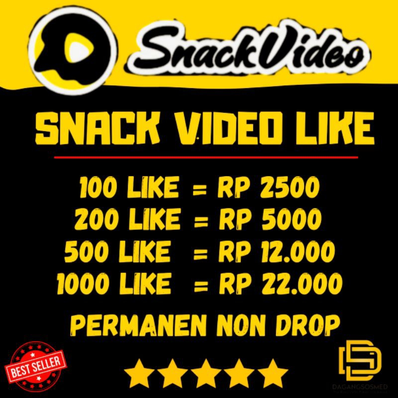 [PROMO] SNACK VIDEO LIKE PERMANEN LIKE SNACKVIDEO