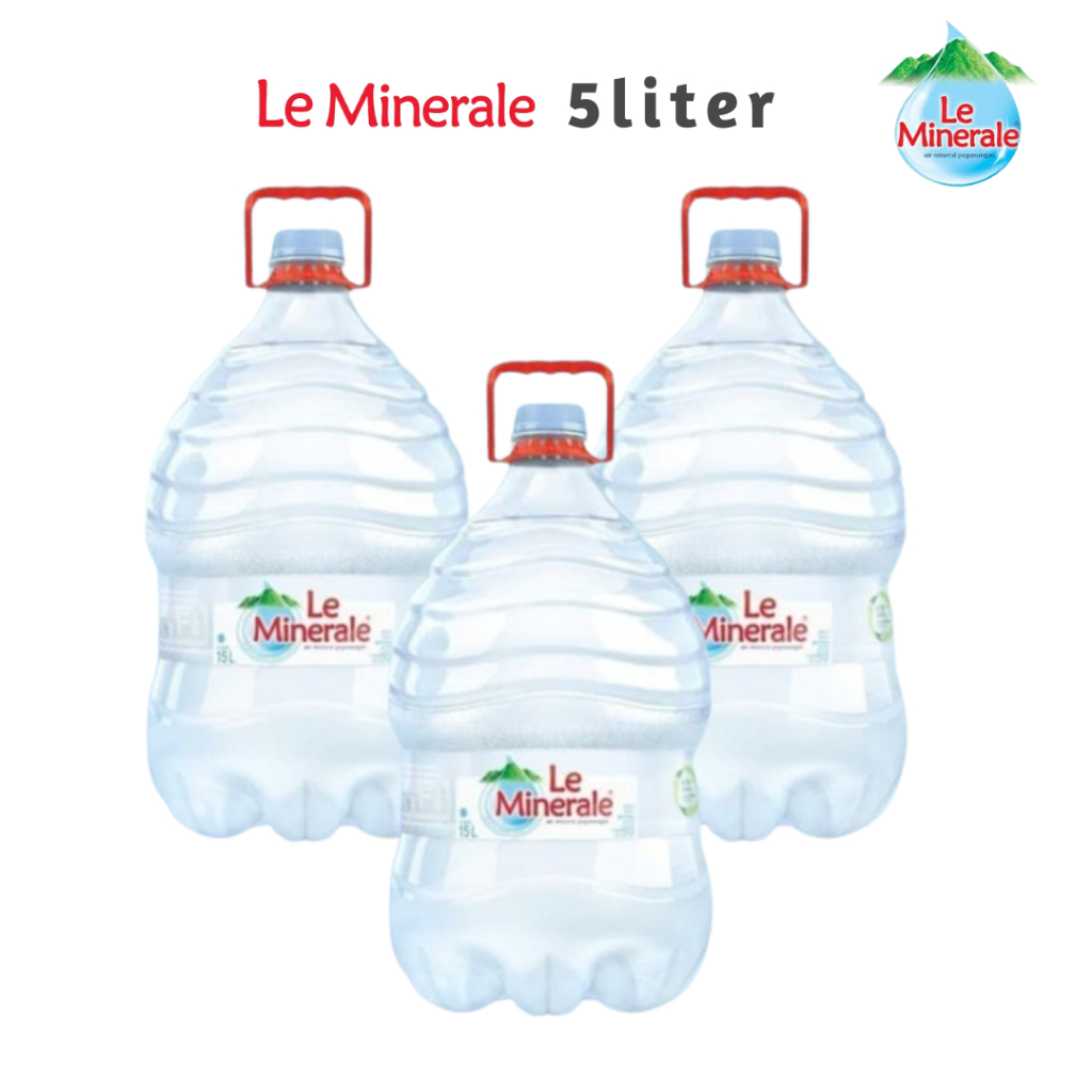 

LE MINERALE 5 LITER / AIR MINERAL GALON 5 LITER