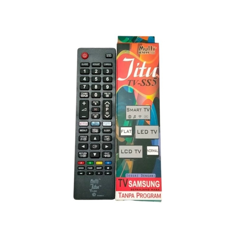 REMOTE TV FOR SMART TV (TANPA PROGRAM) JITU TV-SS5