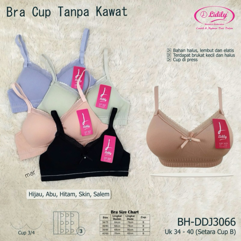 Bra BH Rajut Wanita Dewasa Merk Lidily BH DD J3066