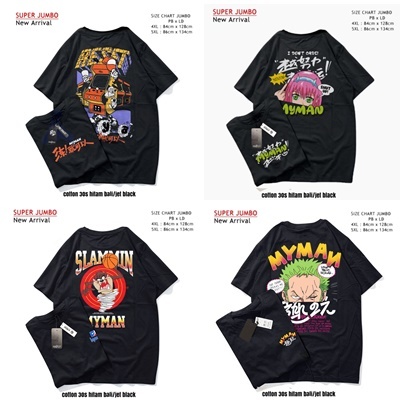 KAOS JUMBO 2XL,3XL,4XL,5XL / KAOS DISTRO  BAJU PRIA / KAOS BIGSIZE PRIA