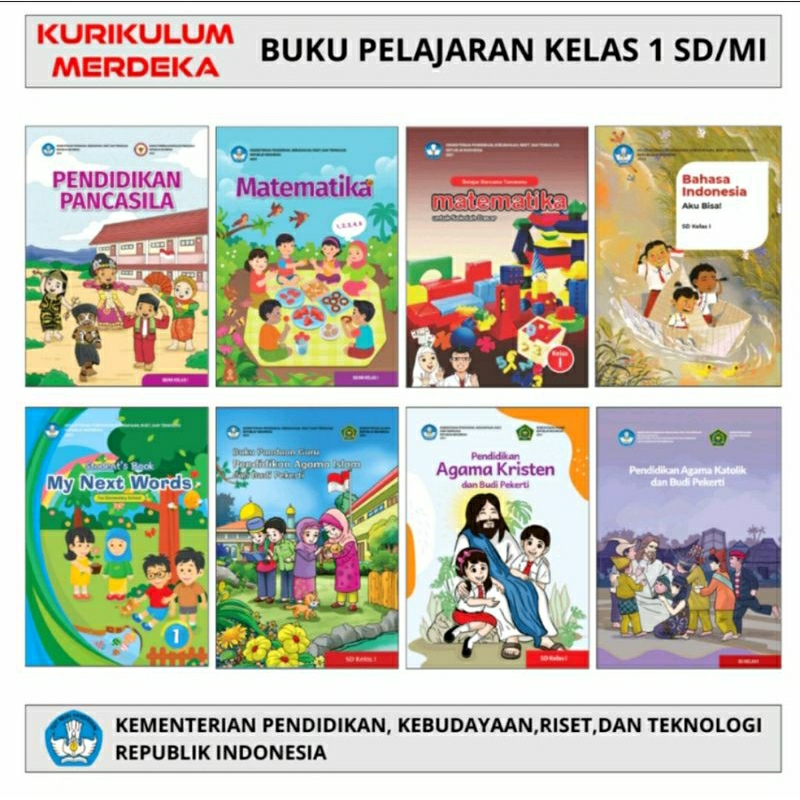 BUKU KELAS 1 SD/MI KURIKULUM MERDEKA / BUKU PELAJARAN